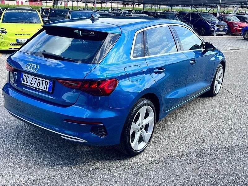 Usata Audi A3 Advanced 116 CV (85 kW) 2023 Blu Berlina