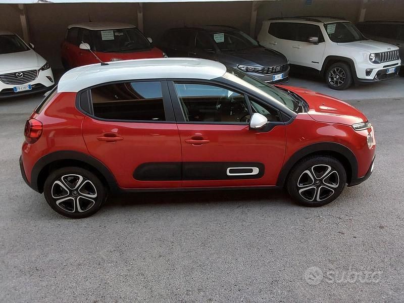 Usata Citroën C3 Feel 101 CV (74 kW) 2022 Rosso Utilitaria