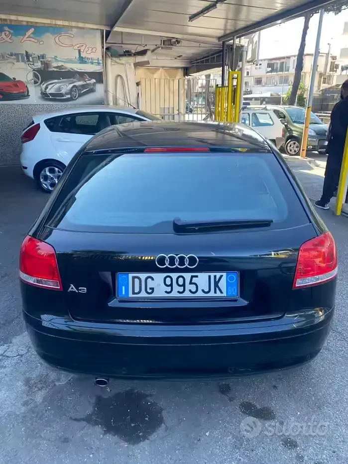 Usata Audi A3 115 CV (84 kW) 2007 Nero Utilitaria
