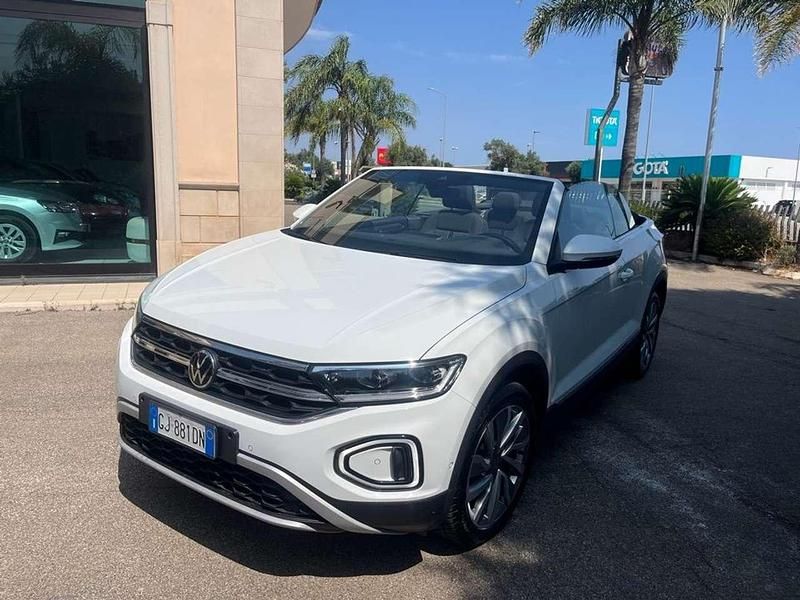 Bianco Usata 2022 VW T-Roc Style SUV | 21.600 € (Buon prezzo) - Immagine 1/4