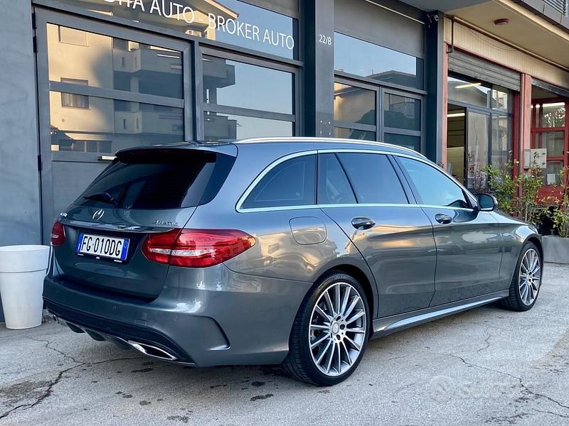 Usata Mercedes C220 AMG 169 CV (124 kW) 2016 Grigio Station wagon
