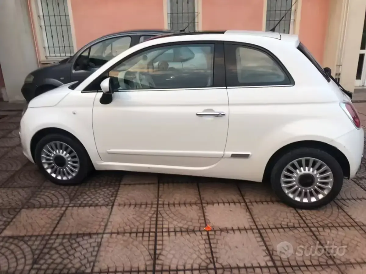 Usata Fiat 500 Pop 75 CV (55 kW) 2010 Bianco Berlina