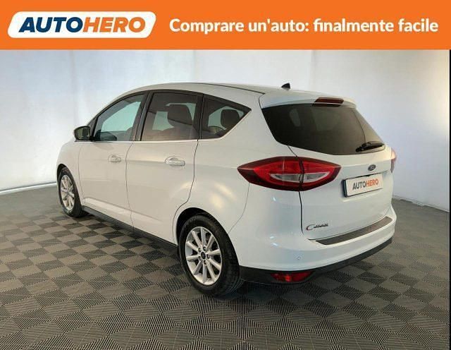 Usata Ford C-MAX Titanium 120 CV (88 kW) 2015 Bianco Monovolume