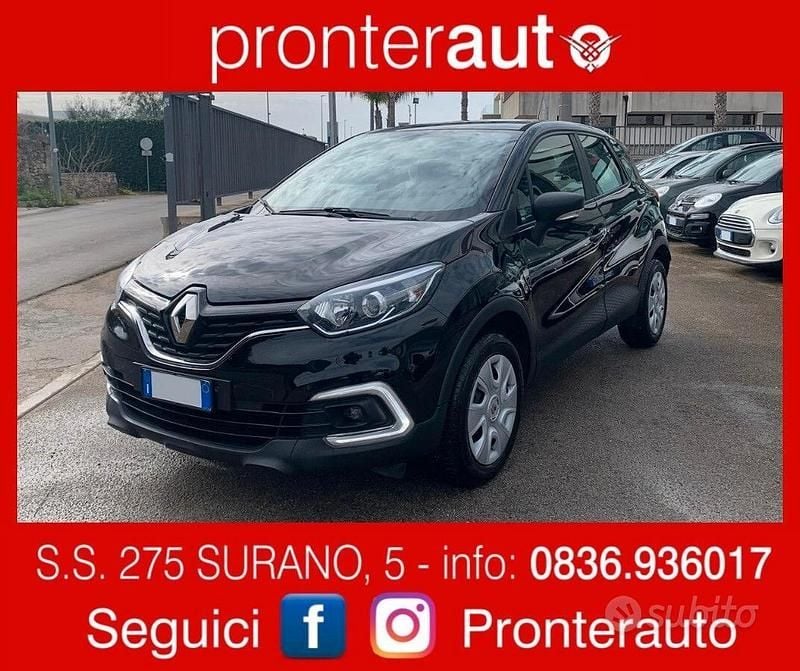 Usata Renault Captur Life 90 CV (66 kW) 2018 Nero SUV