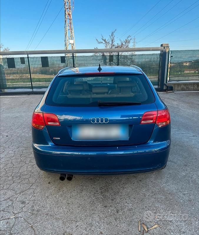 Usata Audi A3 S-Line 140 CV (102 kW) 2008 Blu Utilitaria