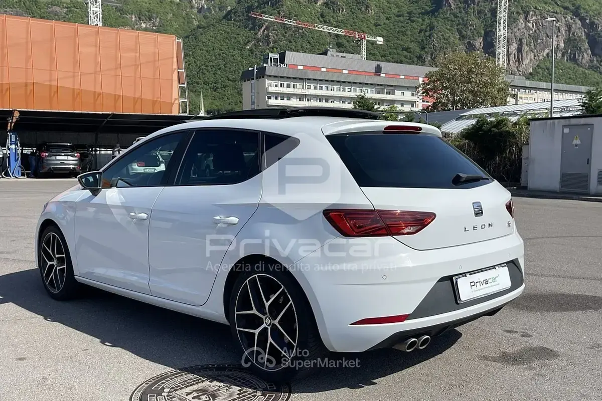 Usata Seat Leon FR 184 CV (135 kW) 2017 Bianco Berlina