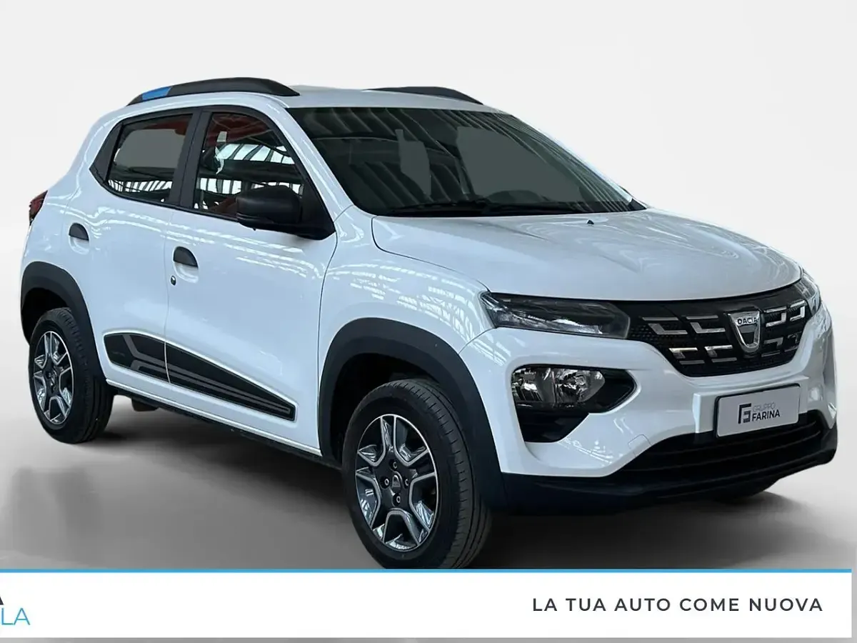 Usata Dacia Spring Comfort 19 kW (26 CV) 2021 Bianco Utilitaria