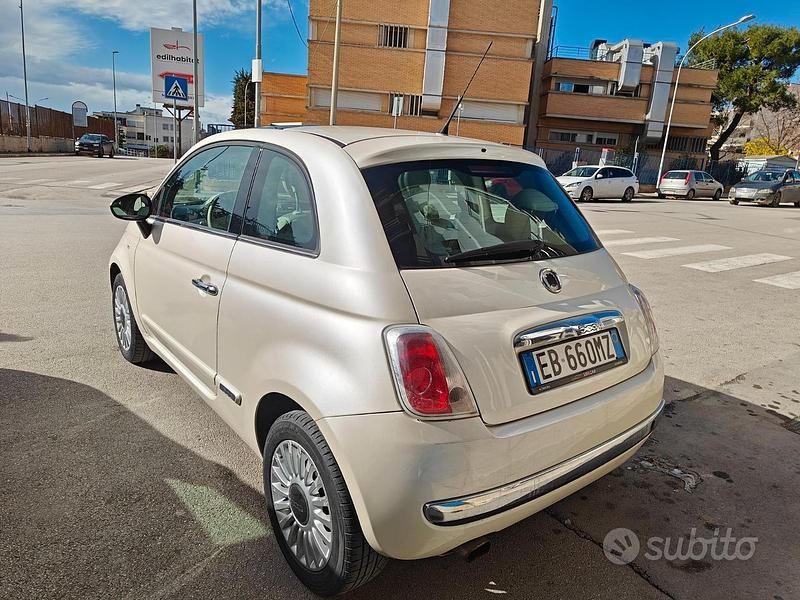 Usata Fiat 500 69 CV (50 kW) 2010 Bianco Berlina