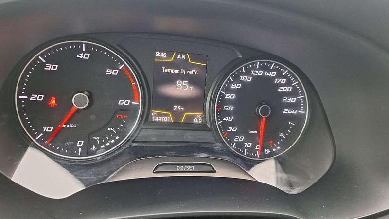 Usata Seat Leon 116 CV (85 kW) 2017 Bianco Berlina