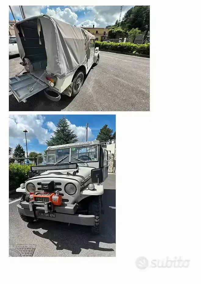 Usata Fiat Campagnola 1950 Grigio