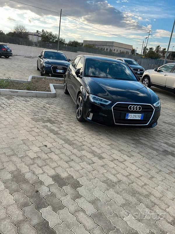 Usata Audi A3 116 CV (85 kW) 2018 Nero Berlina