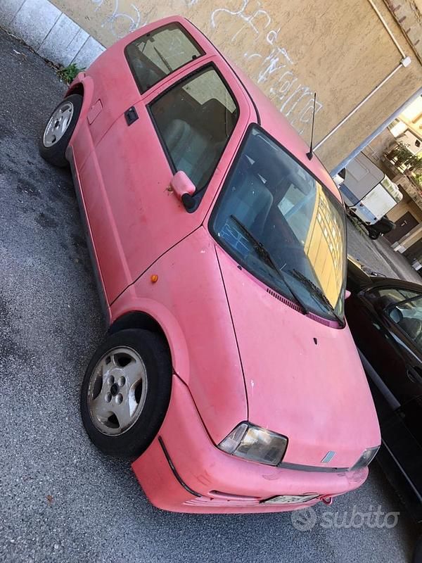 Usata Fiat 500 1995 Rosso Utilitaria