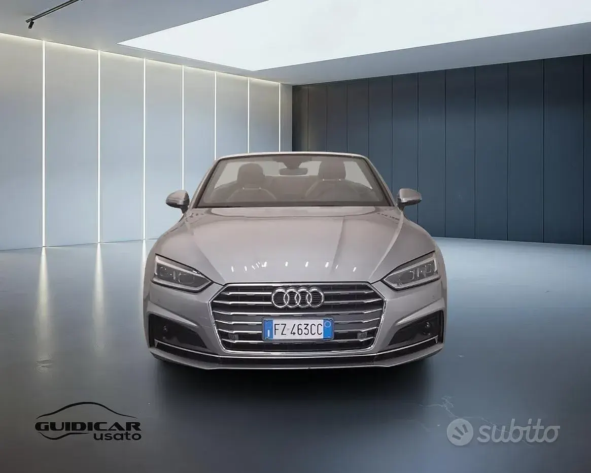 Usata Audi A5 Cabriolet Business 190 CV (139 kW) 2019 Argento Cabrio
