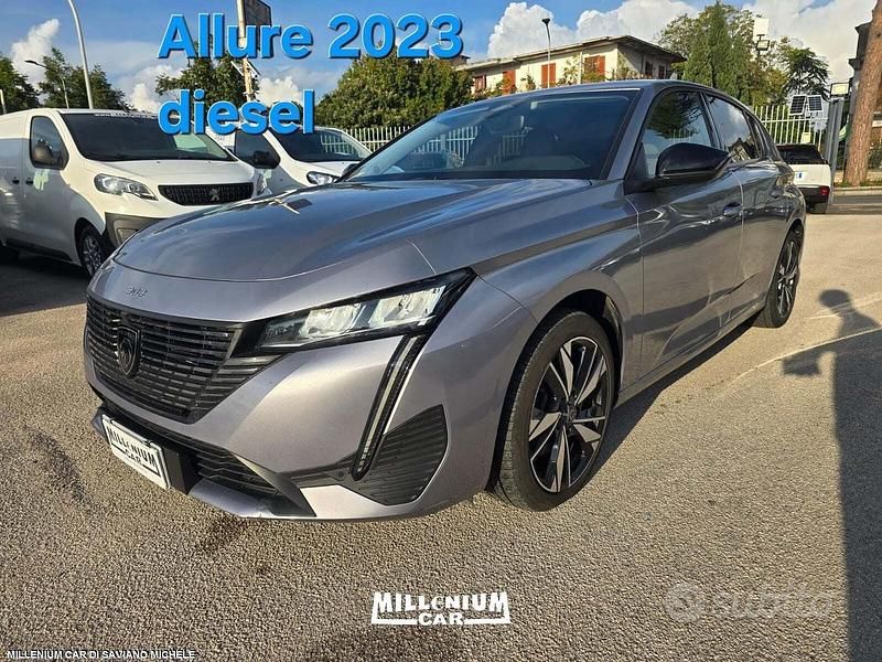 Grigio Usata 2023 Peugeot 308 Allure Tre volumi | 19.900 € (Super prezzo) - Immagine 1/4