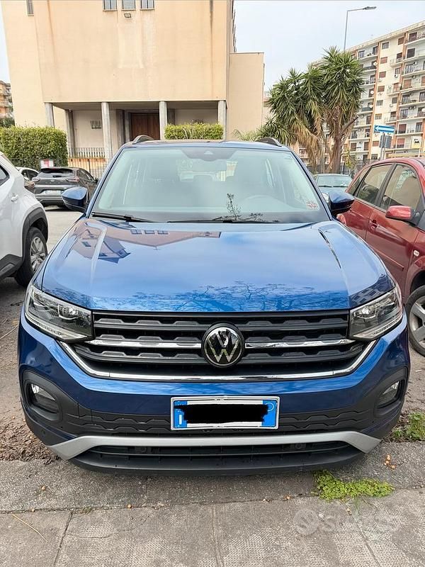 Usata VW T-Cross Advance 110 CV (80 kW) 2020 Blu SUV