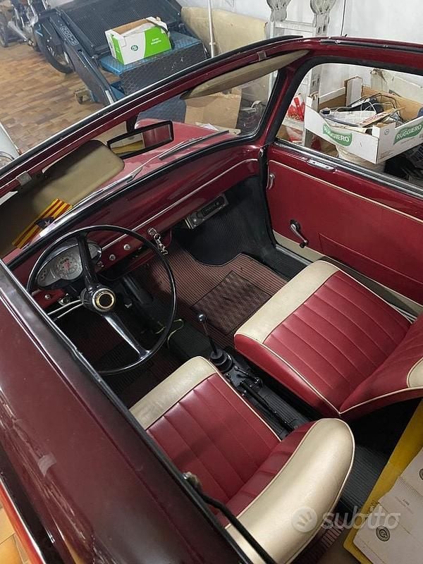 Usata Autobianchi Bianchina 1950 Rosso Utilitaria