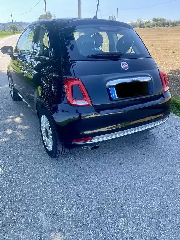 Usata Fiat 500 Lounge 69 CV (50 kW) 2017 Nero Utilitaria