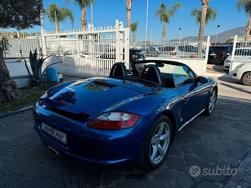 Second-hand Porsche Boxster 245 CP (180 kW) 2008 Albastru Cabrio