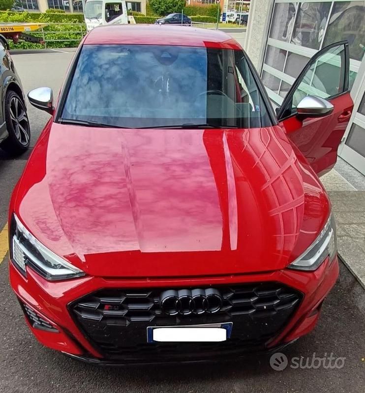 Usata Audi S3 Sport 310 CV (228 kW) 2022 Rosso(met.) Berlina