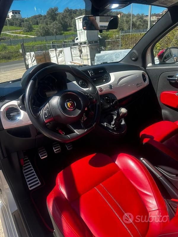 Usata Abarth 500 135 CV (99 kW) 2010 Bianco Berlina