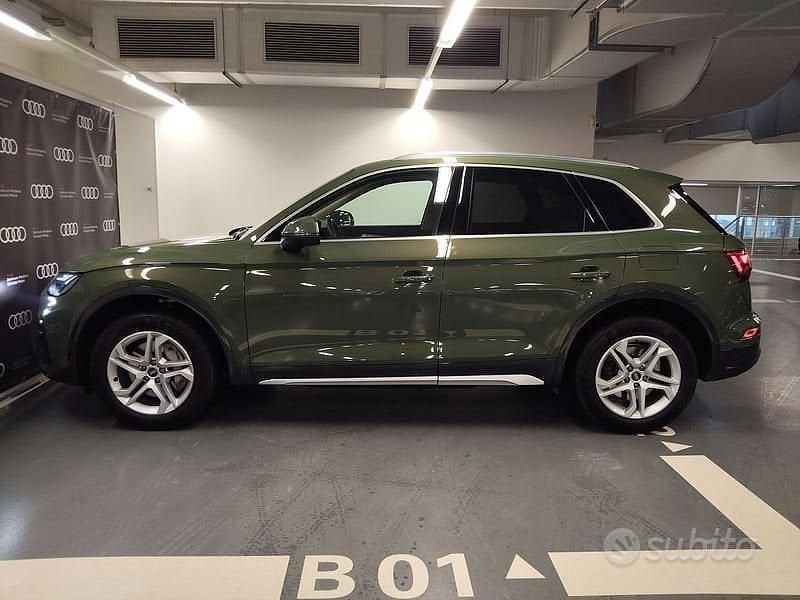 Usata Audi Q5 Advanced 299 CV (219 kW) 2021 Verde district metallizzato SUV