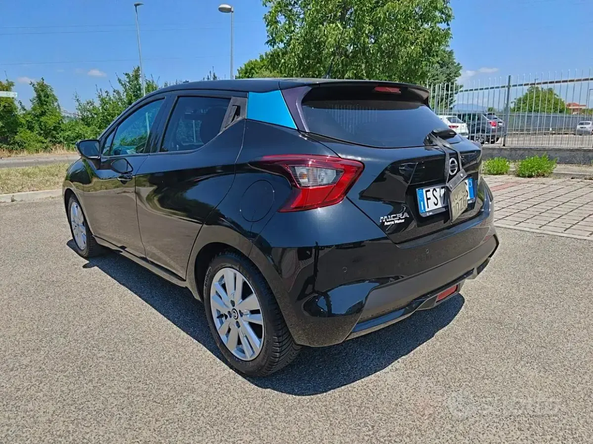Usata Nissan Micra Acenta+ 71 CV (52 kW) 2019 Nero Utilitaria