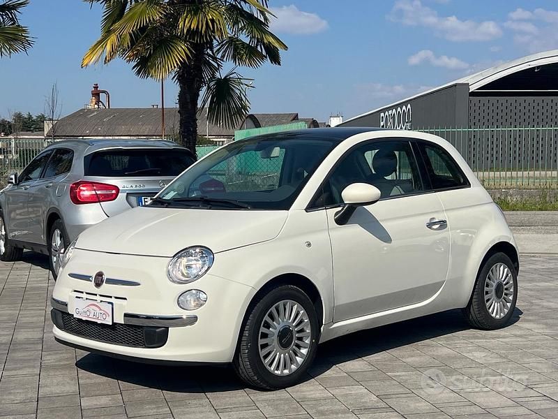 Usata Fiat 500 Lounge 69 CV (50 kW) 2010 Bianco Berlina