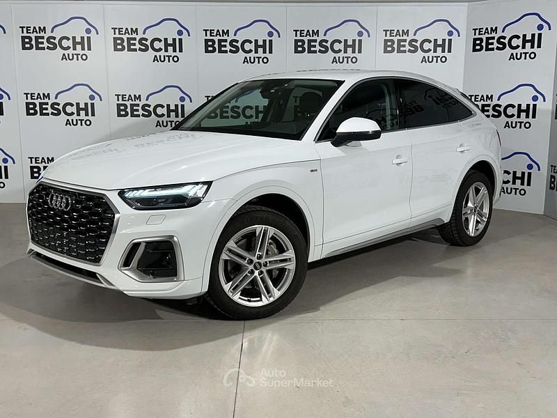 Bianco Usata 2022 Audi Q5 S-Line SUV | 42.800 € (Cara) - Immagine 1/4