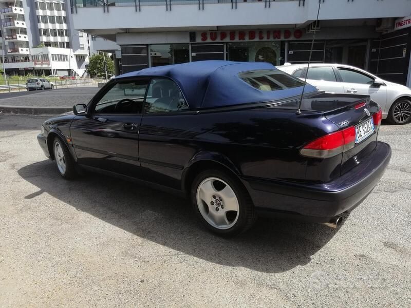 Usata Saab 9-3 Cabriolet 131 CV (96 kW) 1998 Blu Cabrio