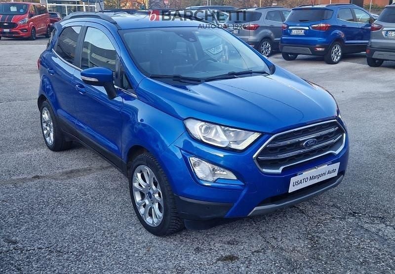Usata Ford Ecosport Titanium 125 CV (91 kW) 2022 Blu SUV