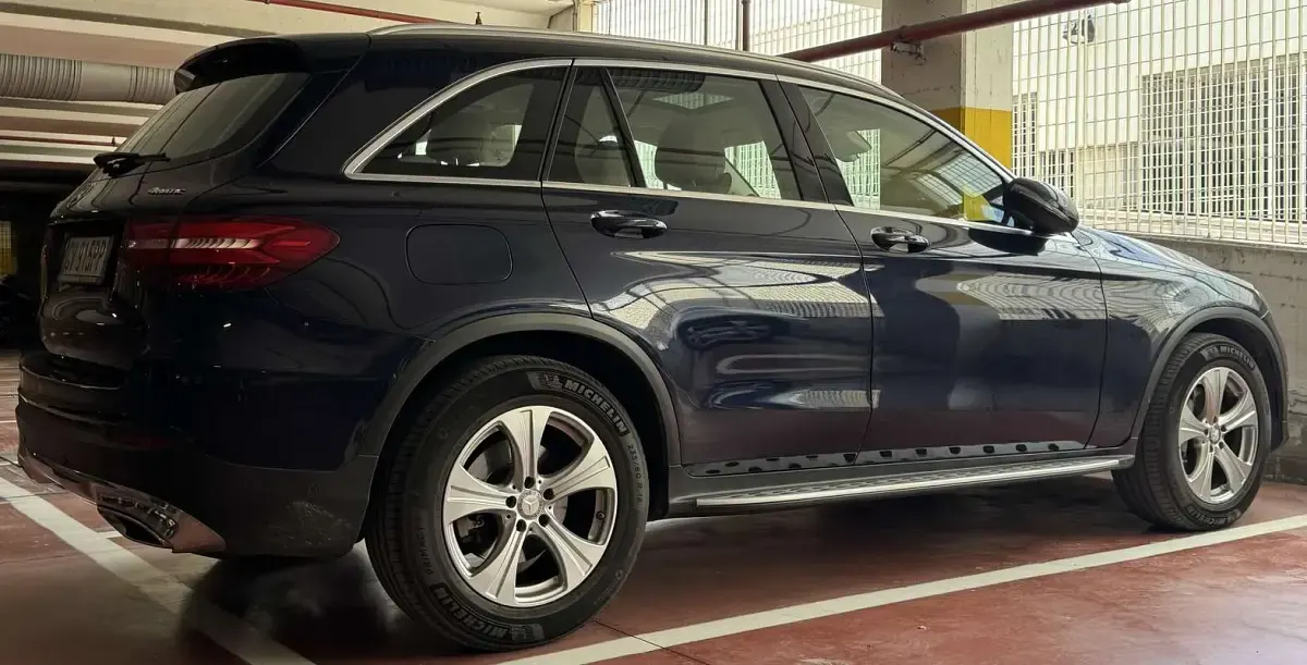 Begagnad Mercedes GLC220 170 HK (125 kW) 2016 Blå SUV