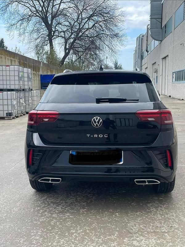 Usata VW T-Roc R 150 CV (110 kW) 2022 Nero SUV