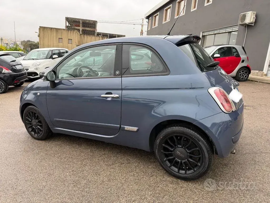 Usata Fiat 500 85 CV (62 kW) 2011 Blu Utilitaria