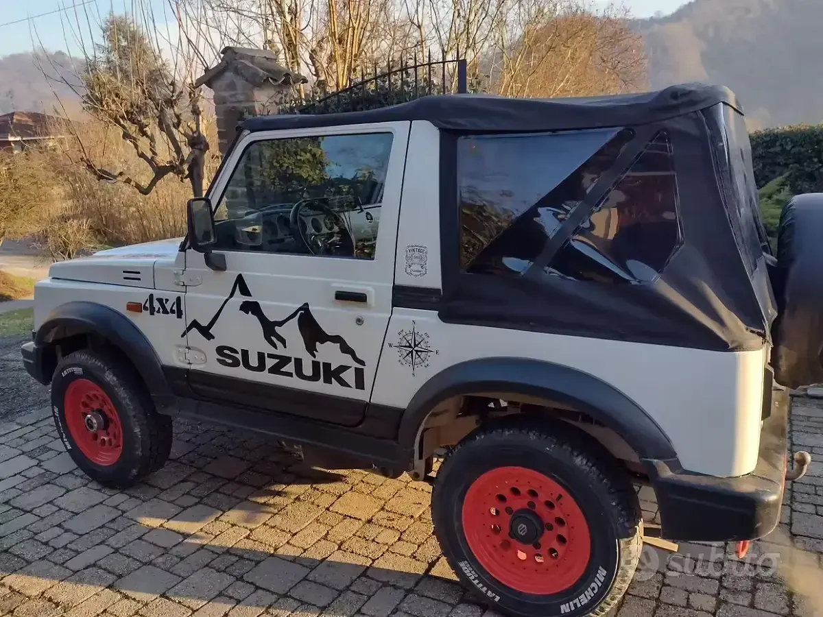 Usata Suzuki Samurai 69 CV (50 kW) 1999 Bianco SUV