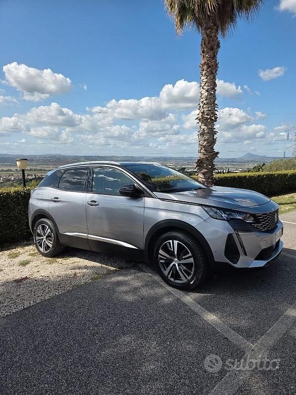 Grigio Usata 2021 Peugeot 3008 Allure Tre volumi | 20.000 € (Super prezzo) - Immagine 1/4