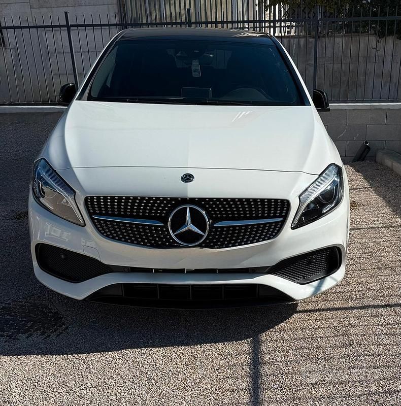 Usata Mercedes A200 Premium 136 CV (100 kW) 2017 Bianco Berlina