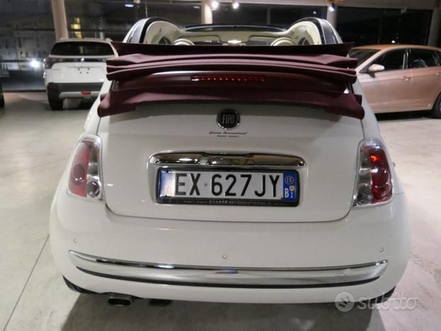 Usata Fiat 500C Lounge 69 CV (50 kW) 2014 Bianco Cabrio