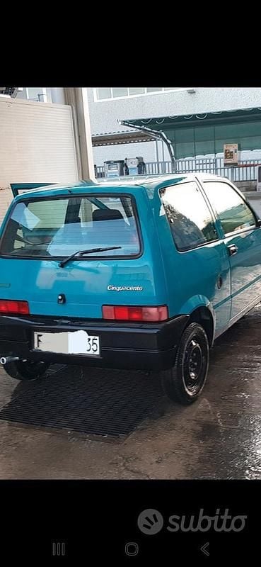Usata Fiat Cinquecento 1992 Verde Utilitaria