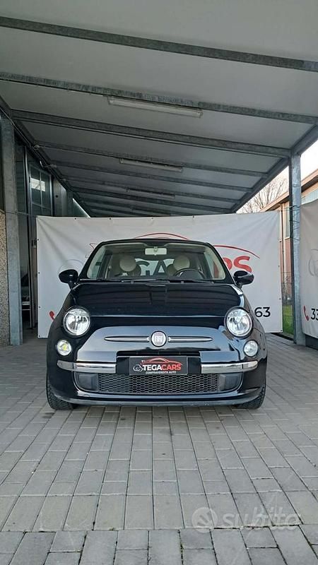 Usata Fiat 500 Lounge 69 CV (50 kW) 2009 Nero Cabrio