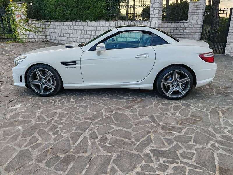 Bianco Usata 2012 Mercedes SLK55 AMG AMG Cabrio | 55.000 € - Immagine 1/4