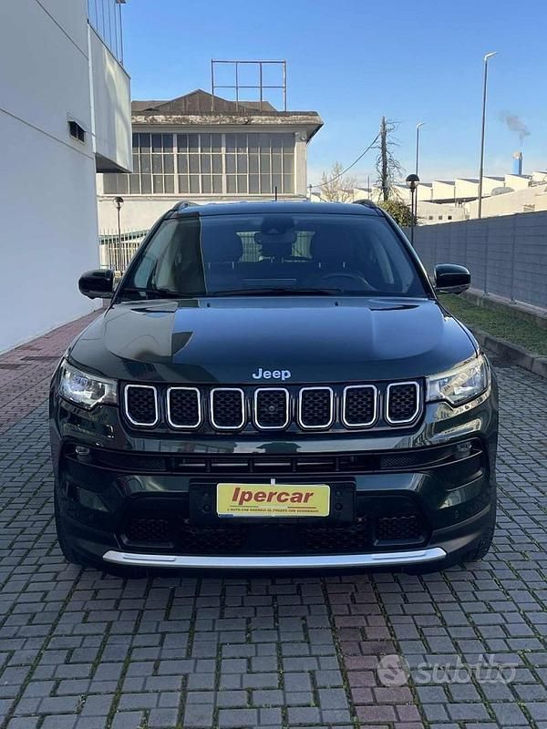 Verde Usata 2021 Jeep Compass Limited SUV | 22.900 € (Buon prezzo) - Immagine 1/4
