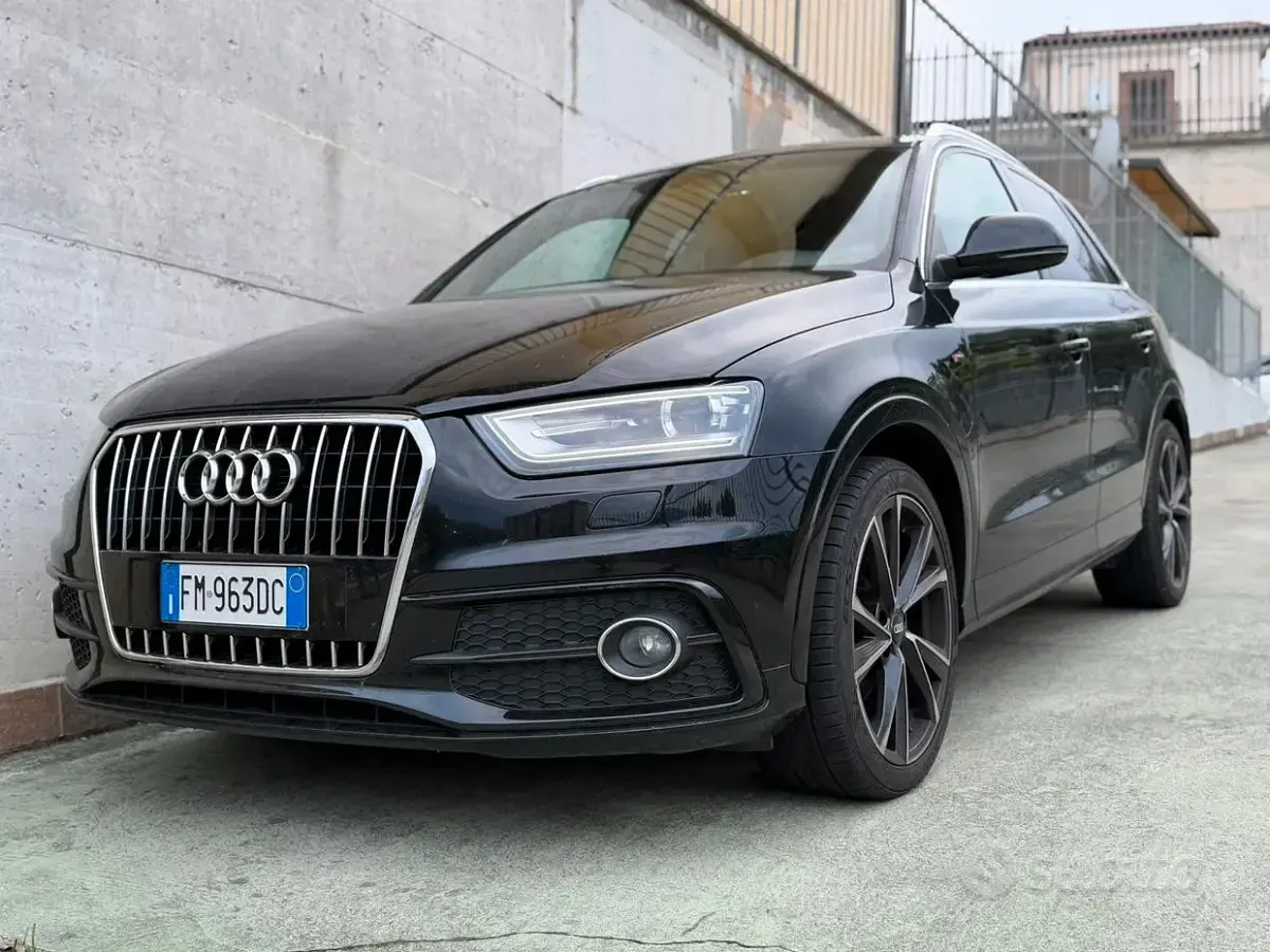 Usata Audi Q3 S-Line 177 CV (130 kW) 2015 Nero SUV