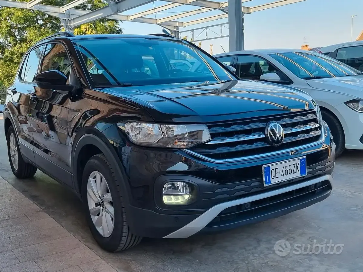 Usata VW T-Cross 95 CV (69 kW) 2021 Nero SUV