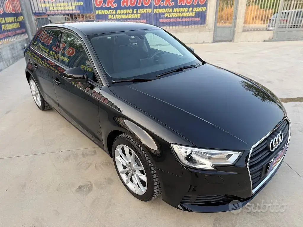 Usata Audi A3 Sport 150 CV (110 kW) 2017 Nero Berlina