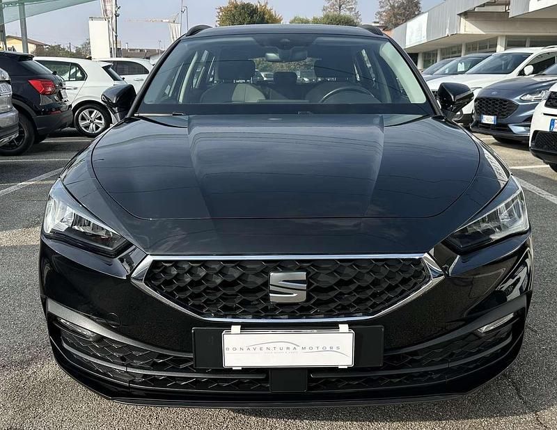 Usata Seat Leon 110 CV (80 kW) 2022 Nero Station wagon