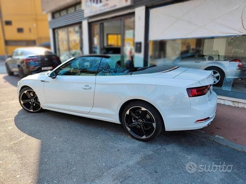 Usata Audi A5 Cabriolet Business 190 CV (139 kW) 2019 Bianco Cabrio