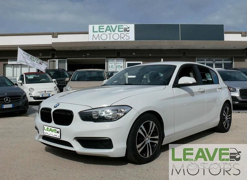 Usata BMW 116 Efficient Dynamics 116 CV (85 kW) 2015 Bianco Utilitaria