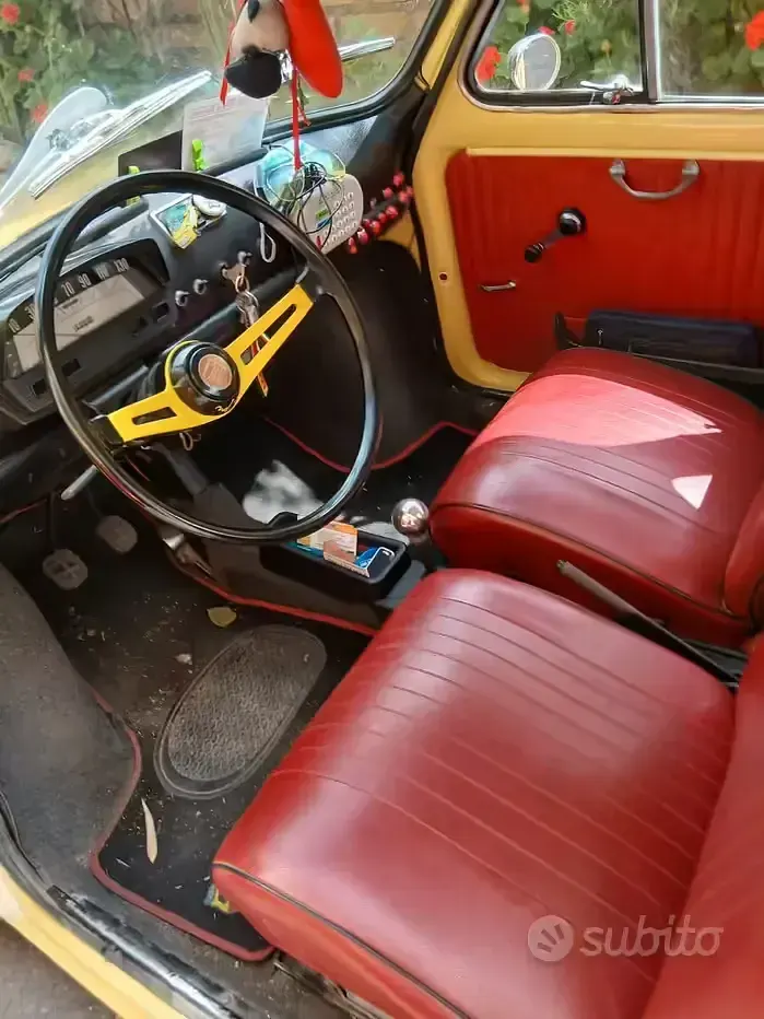 Usata Fiat 500 1960 Giallo Utilitaria