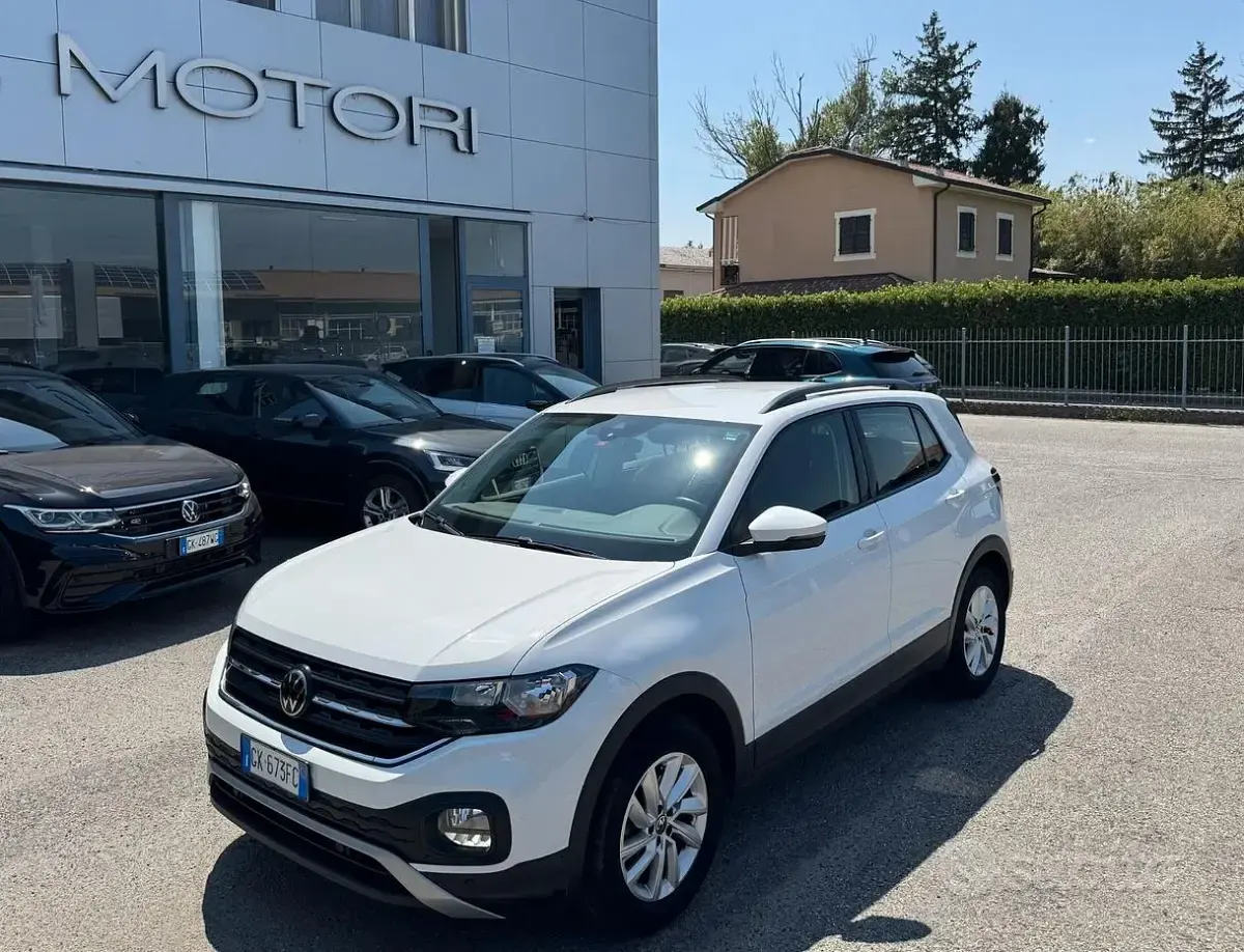 Usata VW T-Cross Style 110 CV (80 kW) 2022 Bianco SUV
