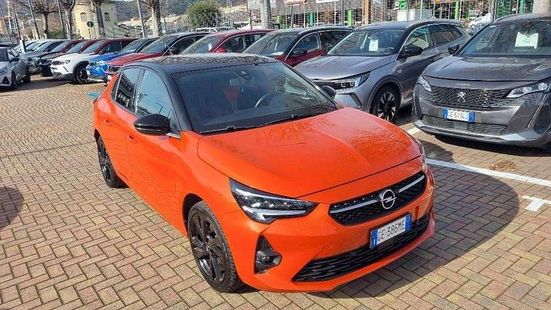 Usata Opel Corsa GS Line 101 CV (74 kW) 2021 Arancione Utilitaria